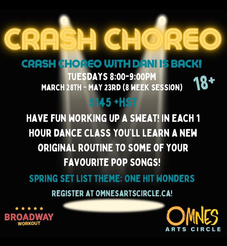 Crash Choreo Perth Omnes Arts Centre Adult dance classes for beginners